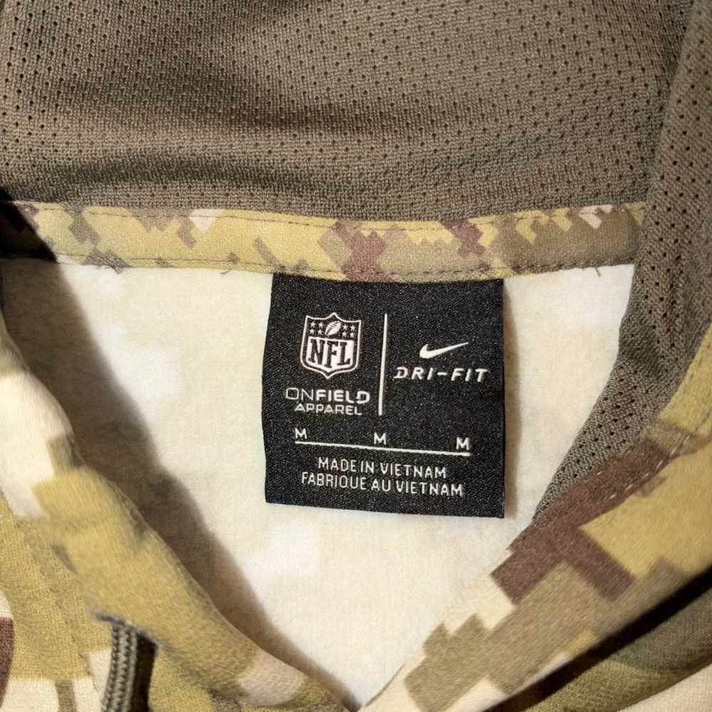 Nike Dallas Cowboys Salute to Service Digital Camo Hoodie Mens‎ Medium NFL Star